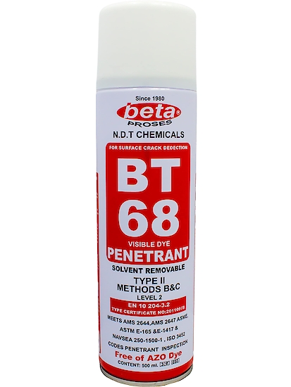 BT - 68 Penetrant Spray (Kontrast Kırmızı) 500ml