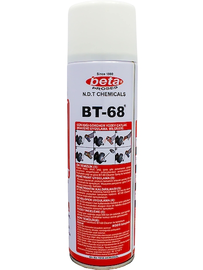 BT - 68 Penetrant Spray (Kontrast Kırmızı) 500ml