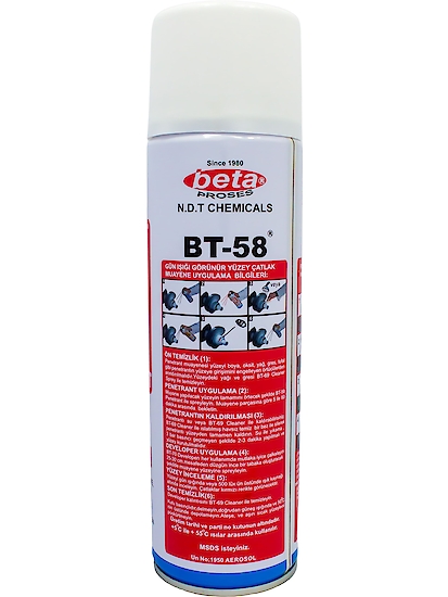 BT - 58 Penetrant Sprey (Kontrast Kırmızı) 500ml