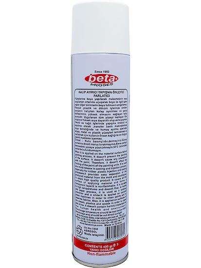 Beta Silikon Free Spray 400ml