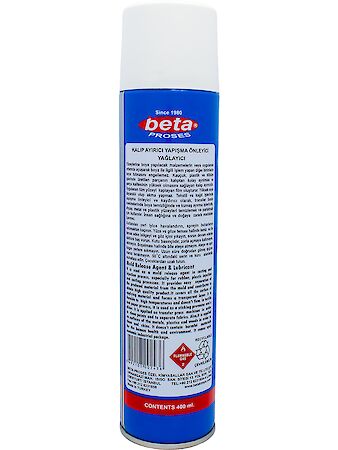 Beta Silikonsuz Kalıp Ayırıcı - 2 400ml