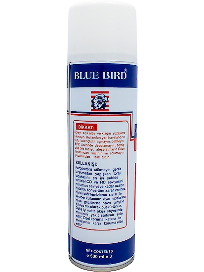 Blue Bird Carburettor Cleaner Spray 500ml