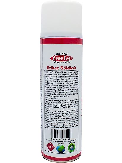 Beta Label Remover Spray 500ml
